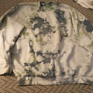 Urban Outfitters oversized recycled tie dye crew neck